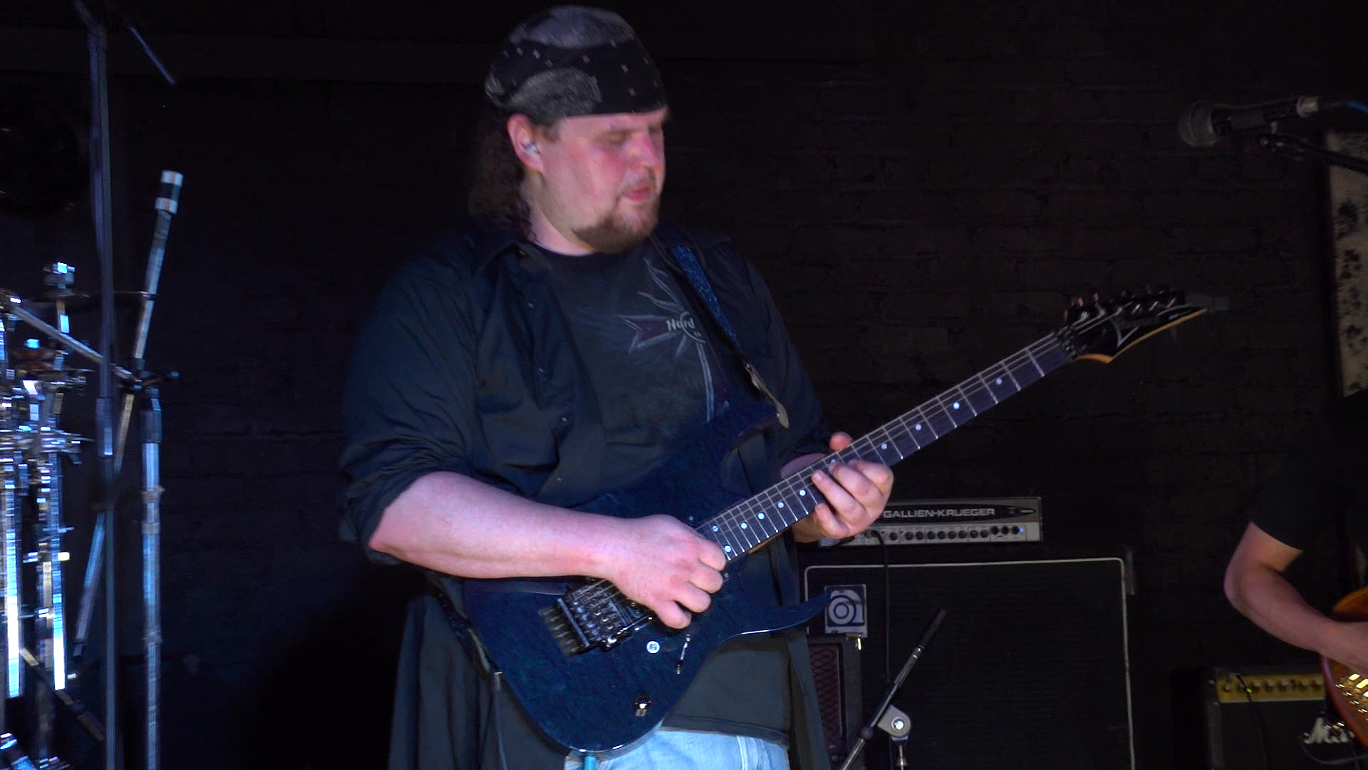 Live guitar performance