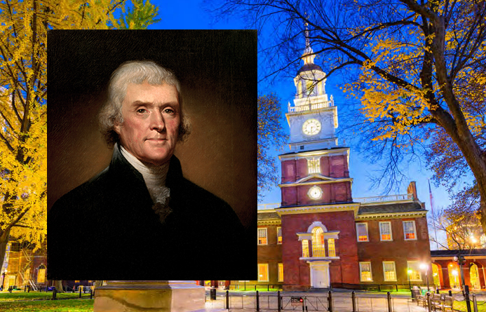 Thomas Jefferson and Independence Hall