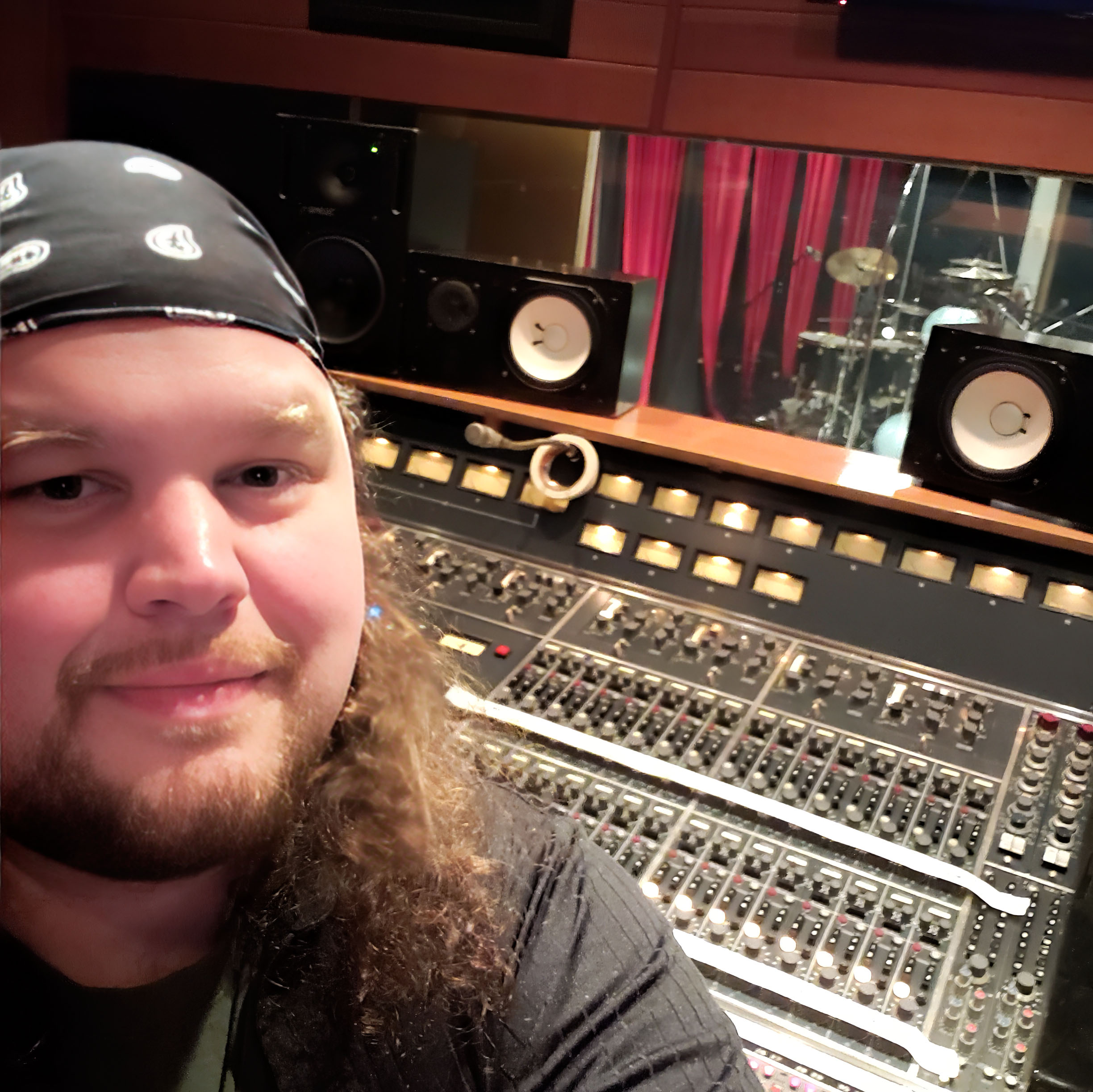 Recording studio control room